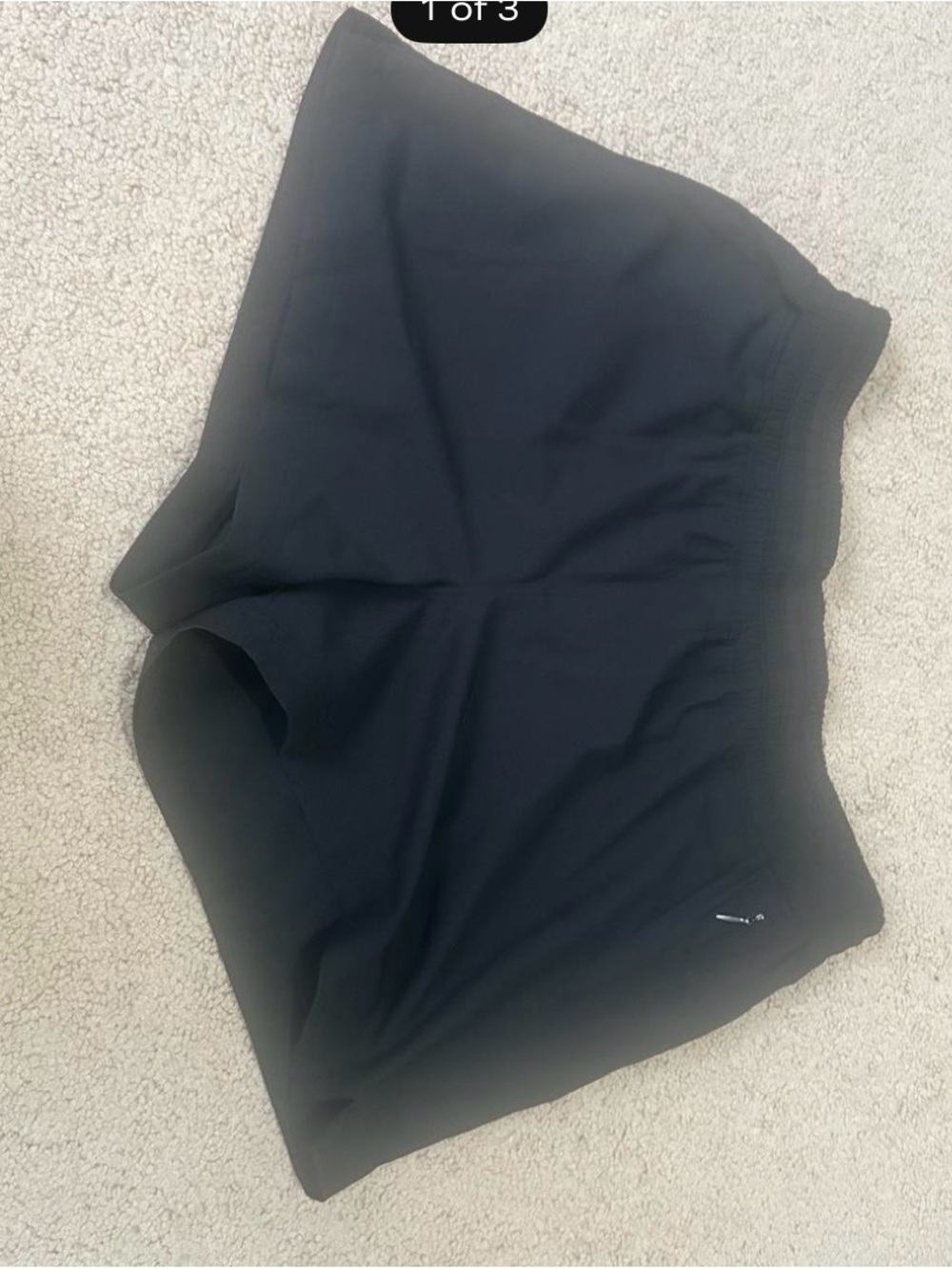 Old Navy Black Athletic Shorts with Zip Detail